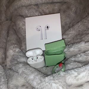 AirPods + protective case